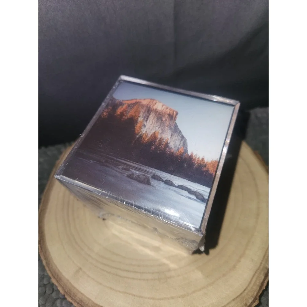 Photo Cube Clear‎ Acrylic Desk Frame 3.5